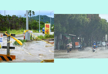 中科來了中興新村淹水了(圖)