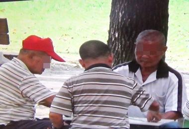 公園聚賭影響休憩民眾權益警蒐證逮人(圖)