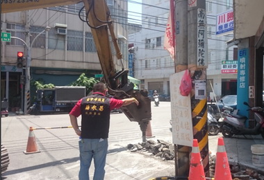大甲永順街新建排水溝消除水患(圖)
