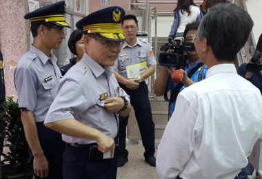 警局長張傳忠拜會金融機構警民聯手防詐(圖)