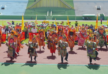 雲林104年全縣運動會開幕(圖)