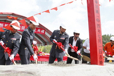 陸軍第十軍團北大營區工程動土(圖)