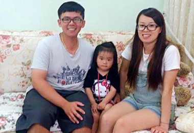 國三罹鼻咽癌抗癌十年歡度父親節(圖)