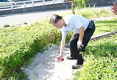 會展中心置藝術作品吸引目光(圖)