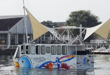 水陸觀光車調整時間24日起優惠價150元(圖)