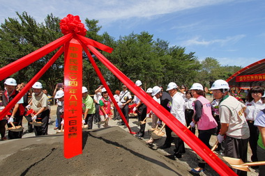 消防籠埔分隊廳舍新建工程動土(圖)