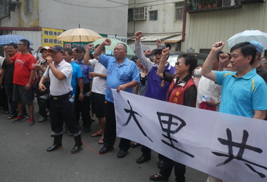 欣林大里新南路設瓦斯整壓站無黨聯盟：遷離(圖)