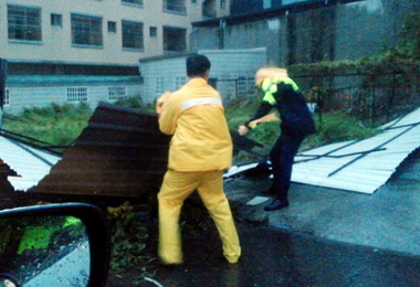 清水警積極救災獲肯定(圖)