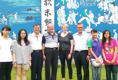 草根大使訪水里印象深刻(圖)