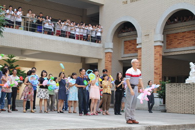 教師節前夕興大附中辦敬師活動(圖)
