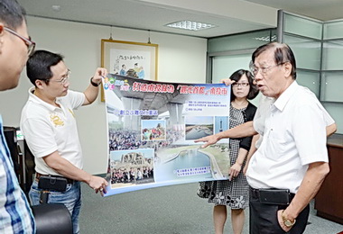 林明溱爭經費建沙雕文化園區(圖)