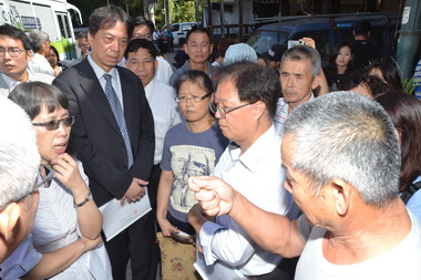 監委視察日月潭伊達邵火災現場(圖)