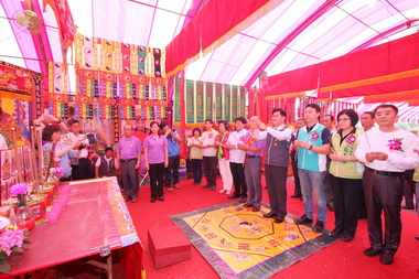 霧峰法揚建宮20週年林佳龍祈求四時無災(圖)