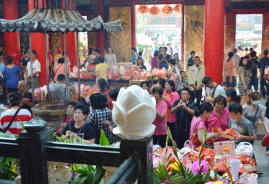 清水紫雲巖辦慶祝觀世音菩薩出家紀念(圖)