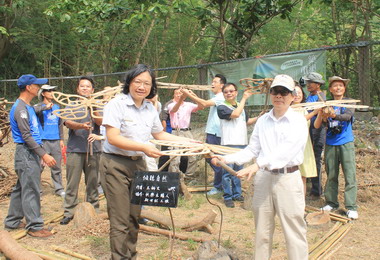 半屏湖濕地生態地景藝術 揭幕(圖)