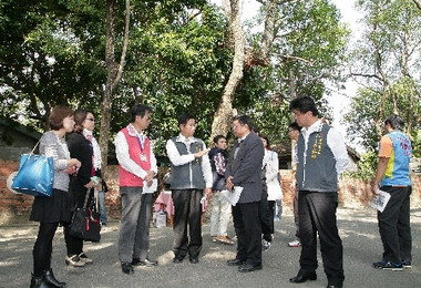 視察霧峰光復新村潘文忠：歷史建築活化典範(圖)