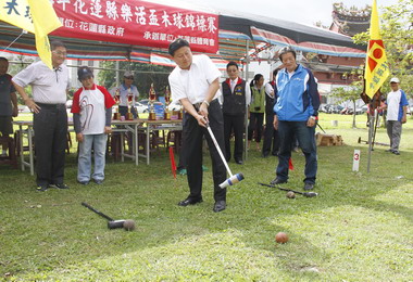 花蓮樂活盃木球錦標賽熱鬧開場(圖)