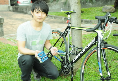 單發明車踏板可鎖車 朝陽科大奪金(圖)