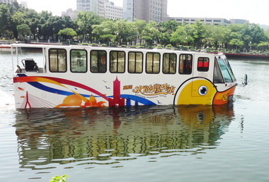 鴨子船例假日駁二航線即日起加開周五航班(圖)