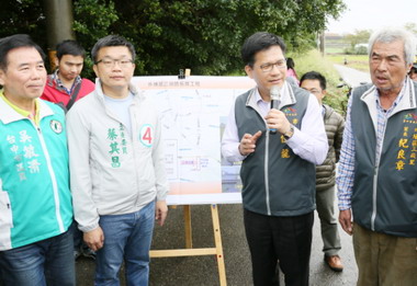 中市外埔三崁路拓寬明年10月前完工(圖)