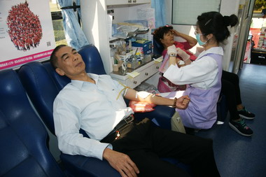 中油煉製事業部再辦公益捐血活動(圖)