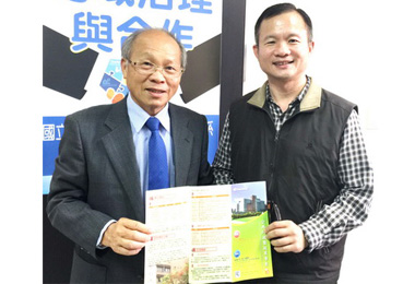 赴台北大學 林政則為省政發展(圖)