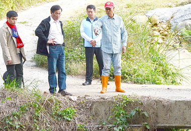 農路橋樑與野溪崩損 林明溱：改善(圖)