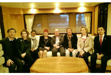 優異遊艇製造實力瑞典議員慕名造訪高雄(圖)