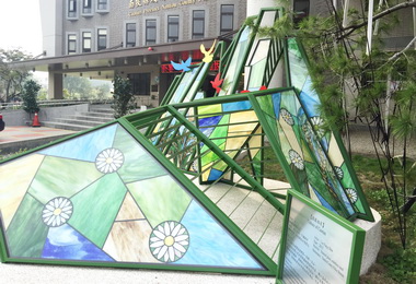 脈脈相傳 草屯警分局添藝術氣息(圖)