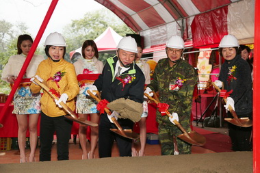 光隆營區滯洪池年底完工(圖)