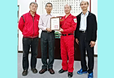 中油支援救災維冠搜救總隊：感謝(圖)