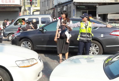 大甲媽祖回鑾清水警三層防護網(圖)