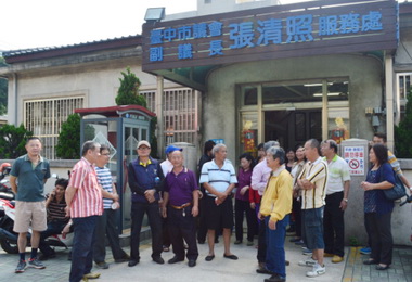 中市清水區居民陳情抗議設基地台(圖)