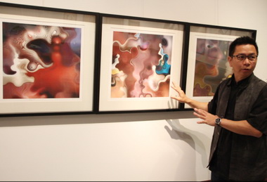 科技新媒材手繪數位版畫首度移師台中(圖)