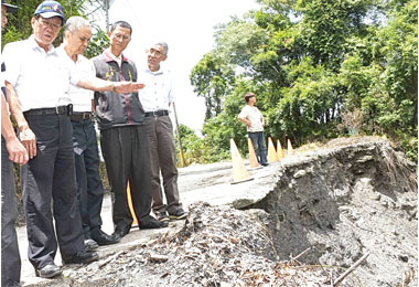 農路毀損嚴重 縣府要修復仁愛鄉(圖)