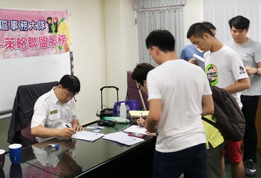 移民署高雄服務站到校收件服務創口碑(圖)