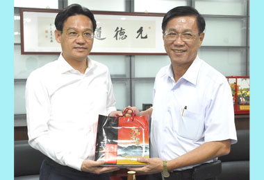 中國兩市拜會 林明溱：創造雙贏(圖)