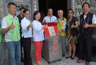 清新雲林環保寺廟一爐一柱香(圖)