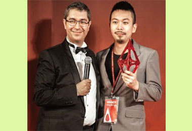 亞大生劉經緯獲比利時pentawards設計獎(圖)