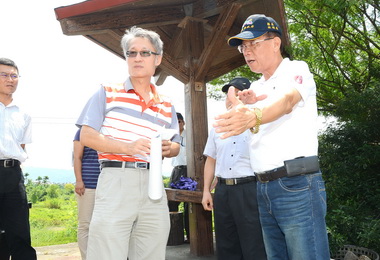 燈會沙雕展 林明溱：貓羅溪建便道(圖)