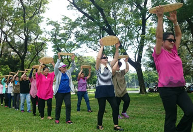 高市進行原住民族聯合豐年祭儀練習(圖)
