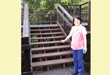 霧峰中心瓏步道景觀平台修繕完成(圖)