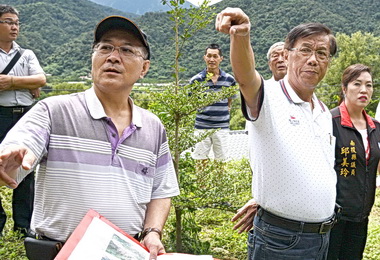 國姓鄉兩野溪 縣長：由縣府整治(圖)