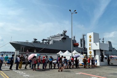 海軍以行動呼籲國人支持國艦國造(圖)