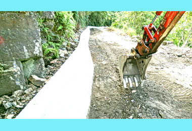 郡大林道持續施工 林管處：勿前往(圖)