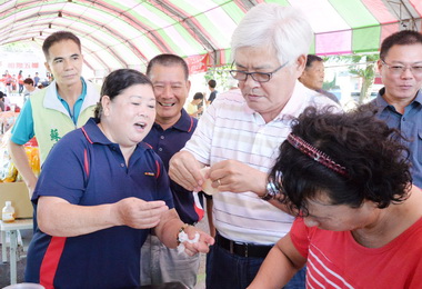 五榔社區展現農村再生成果熱鬧不已(圖)