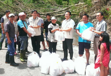 颱風重創寶山部落黃義佑赴災區關切(圖)