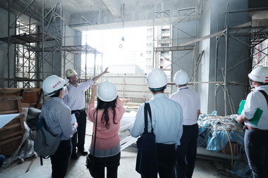 市府與中央聯查七期鋼管掉落意外工地(圖)