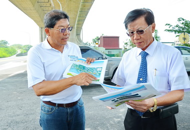 國6舊正交流道通車 林明溱視察(圖)