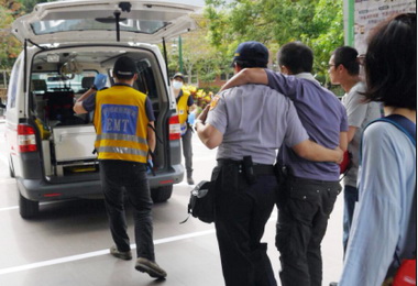 登山客低血壓昏吐幸好即時送醫(圖)